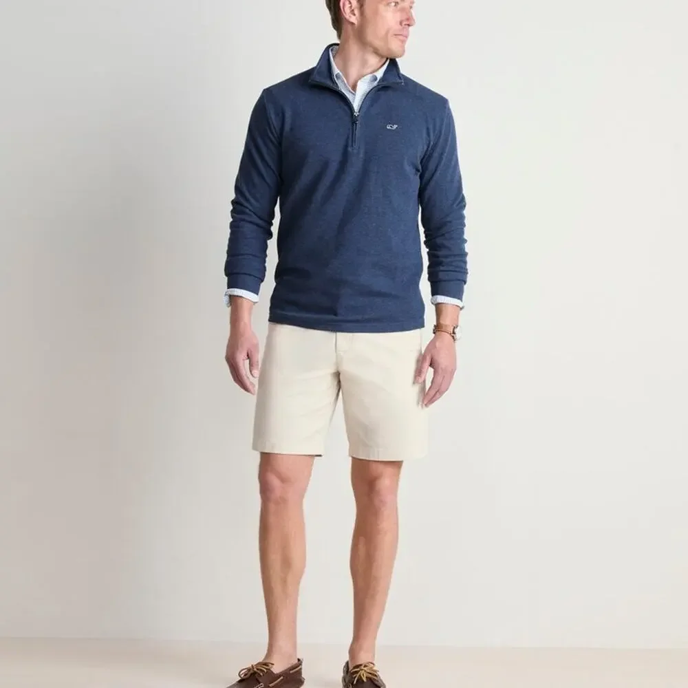 Vineyard Vines Men's Breaker Beige Flat Front Shorts Size 32